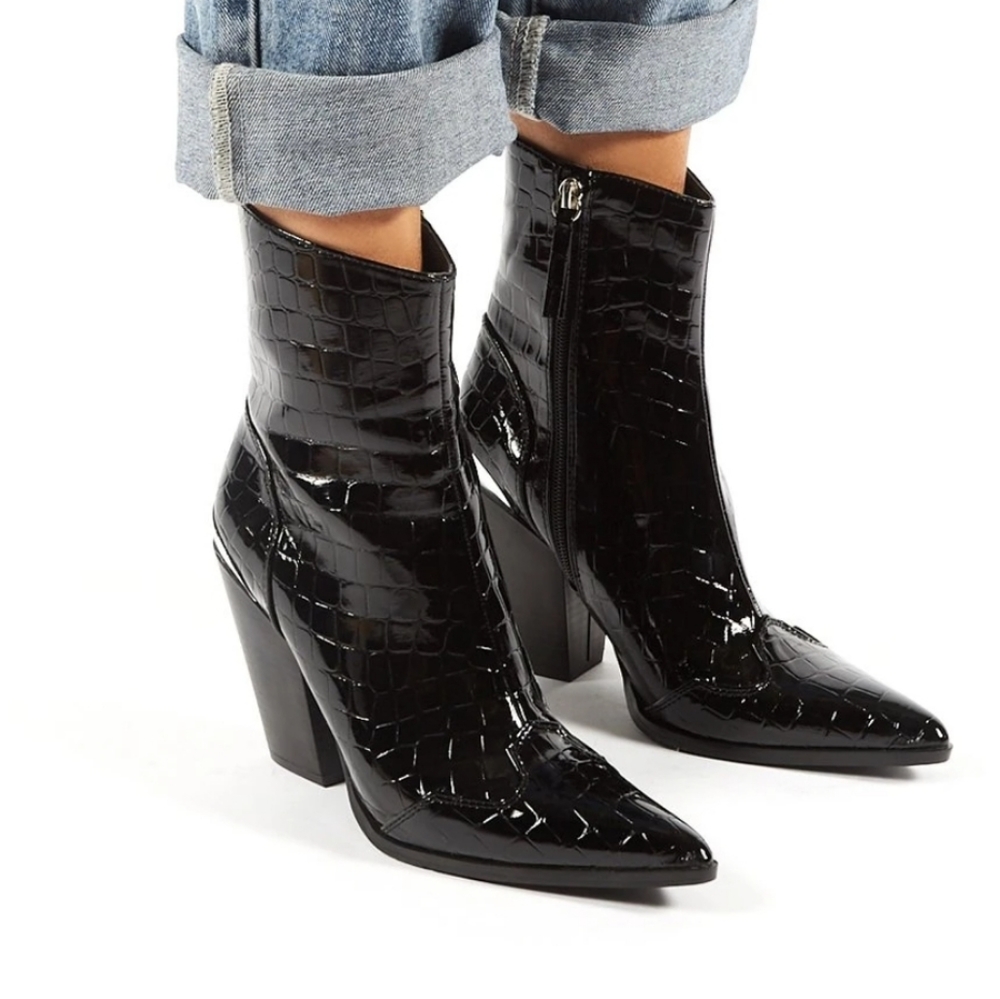 Never Worn! Public Desire black boots US sz 8